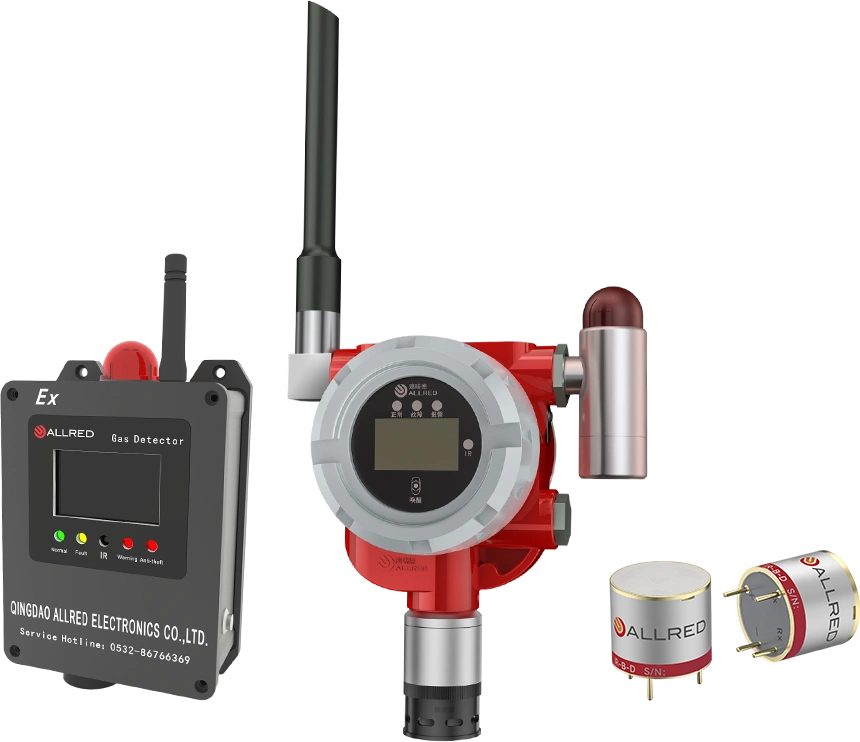 Fixed gas leak detector